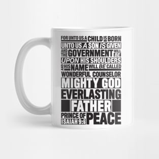 Isaiah 9:6 Prince of Peace Mug